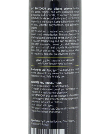 Pjur Back Door Anal Silicone Personal Lubricant Pjur Group U.S.A.