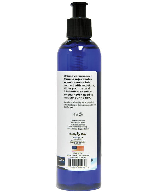 Earthly Body Waterslide Personal Lubricant w/Carrageenan - 8 oz Bottle Earthly Body