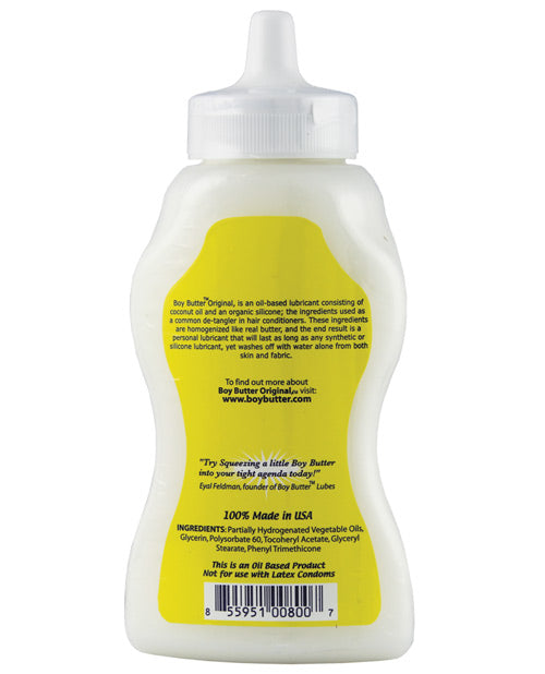 Boy Butter Churn Style - 9 oz Squeeze Bottle Boy Butter Lubes LLC