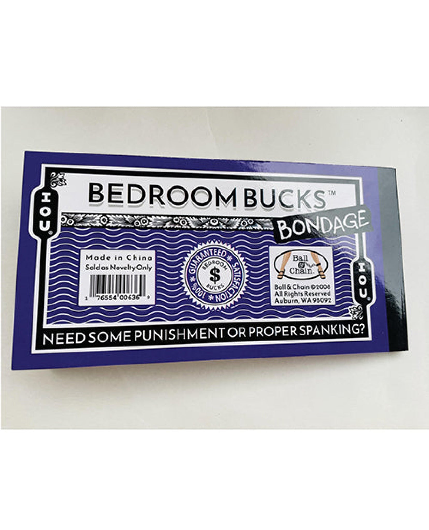Bedroom Bondage Bucks Ball & Chain