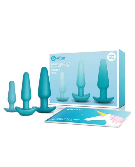 B-vibe Anal Education Set - Teal B-vibe