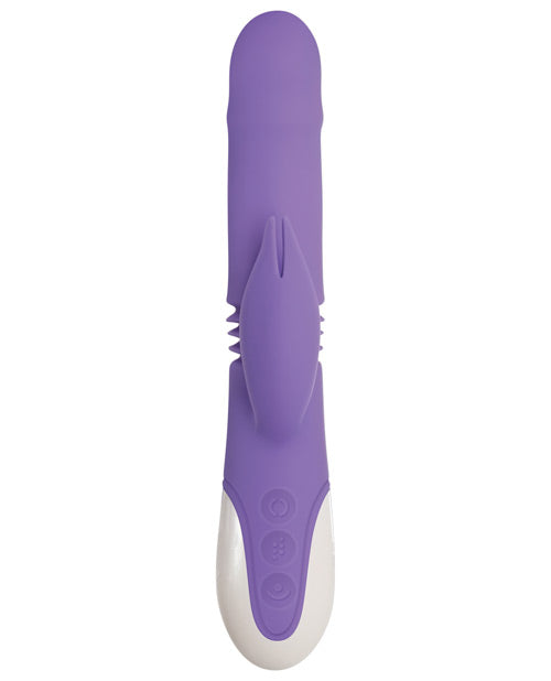 Evolved Thick & Thrust Bunny Dual Stim Rechargeable - Purple Evolved Novelties INC