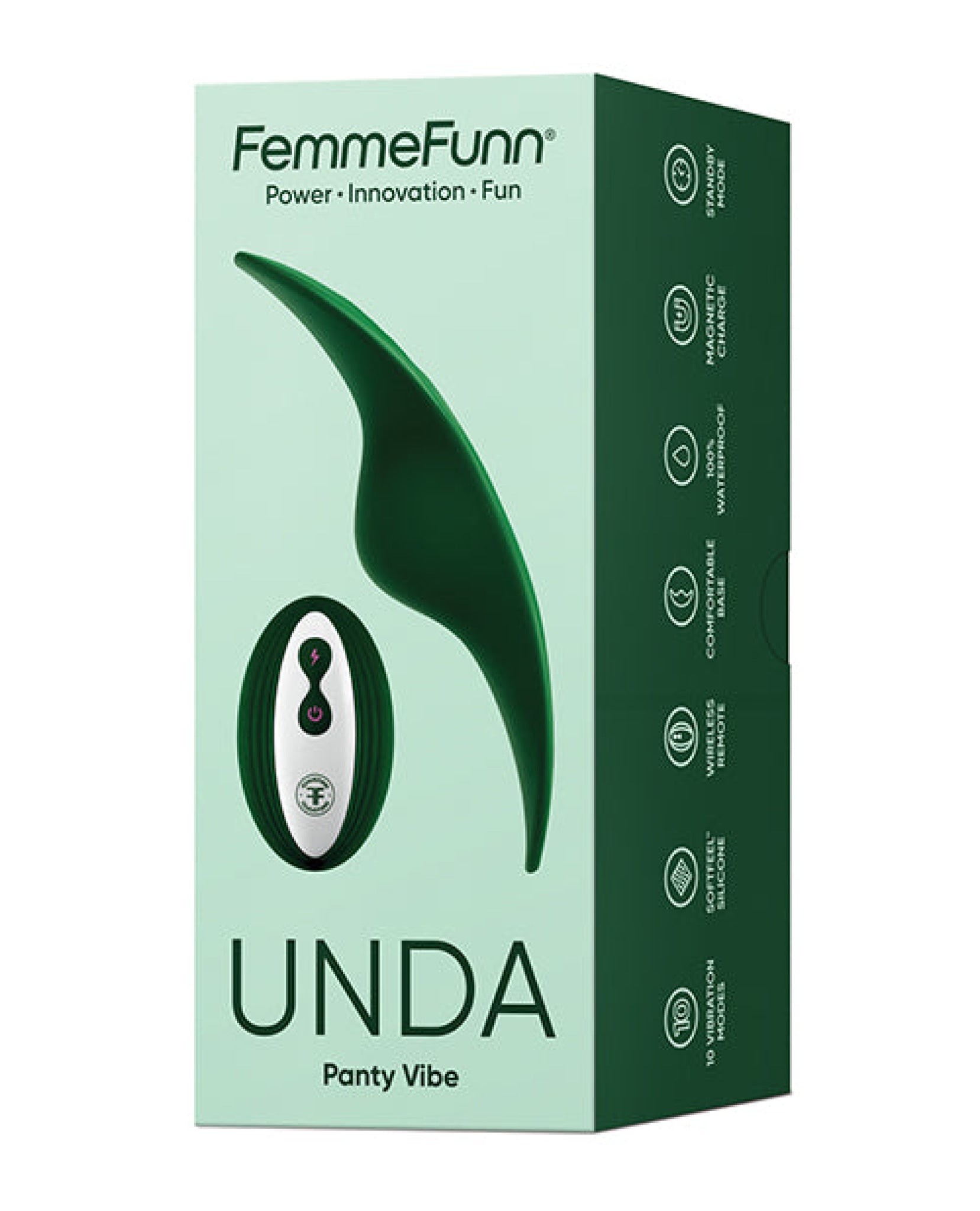Femme Fun Unda Thin Panty Vibe - Dark Green Femme Fun