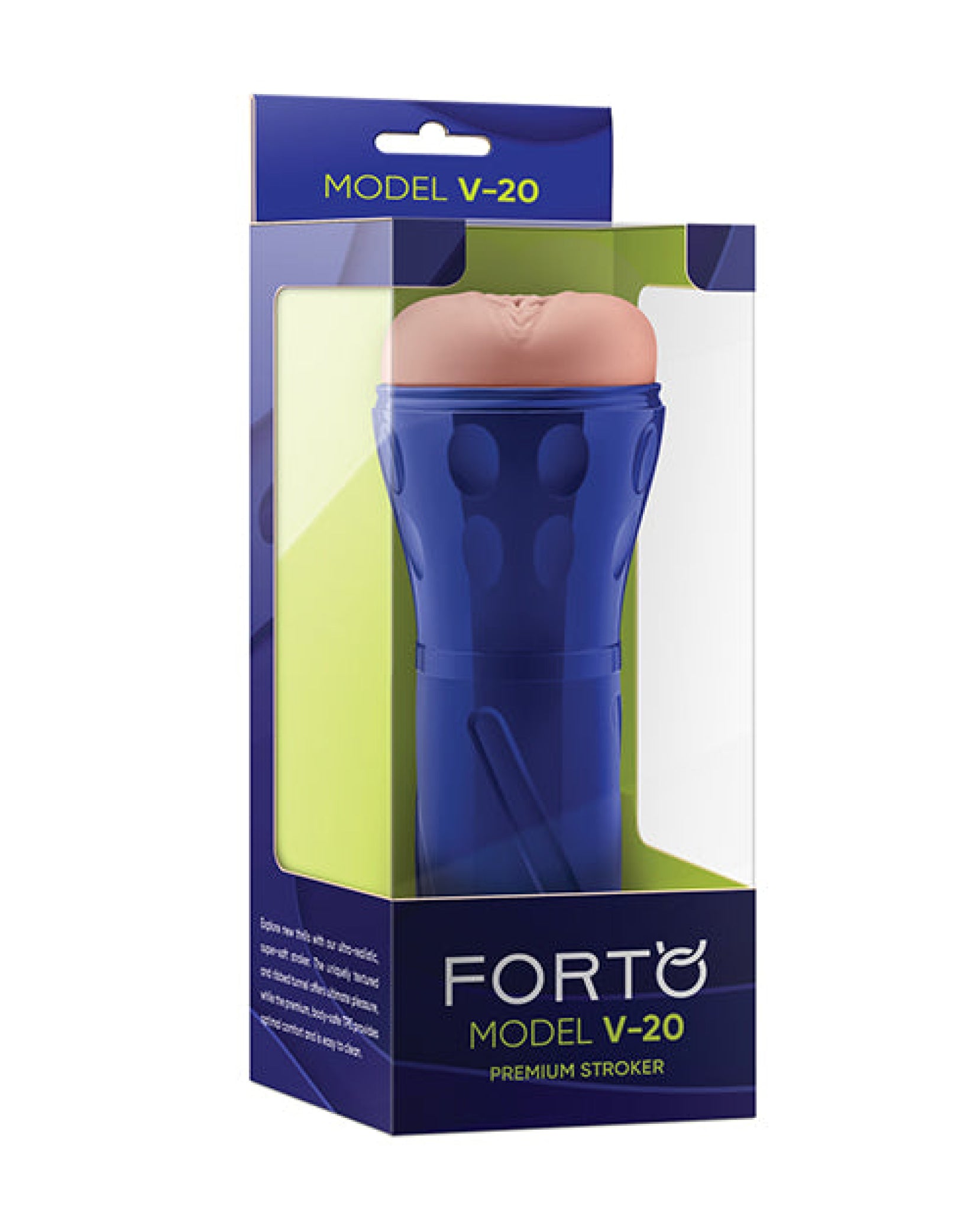 Forto Model V-20 Hard-Side Vagina Masturbator - Light Vvole