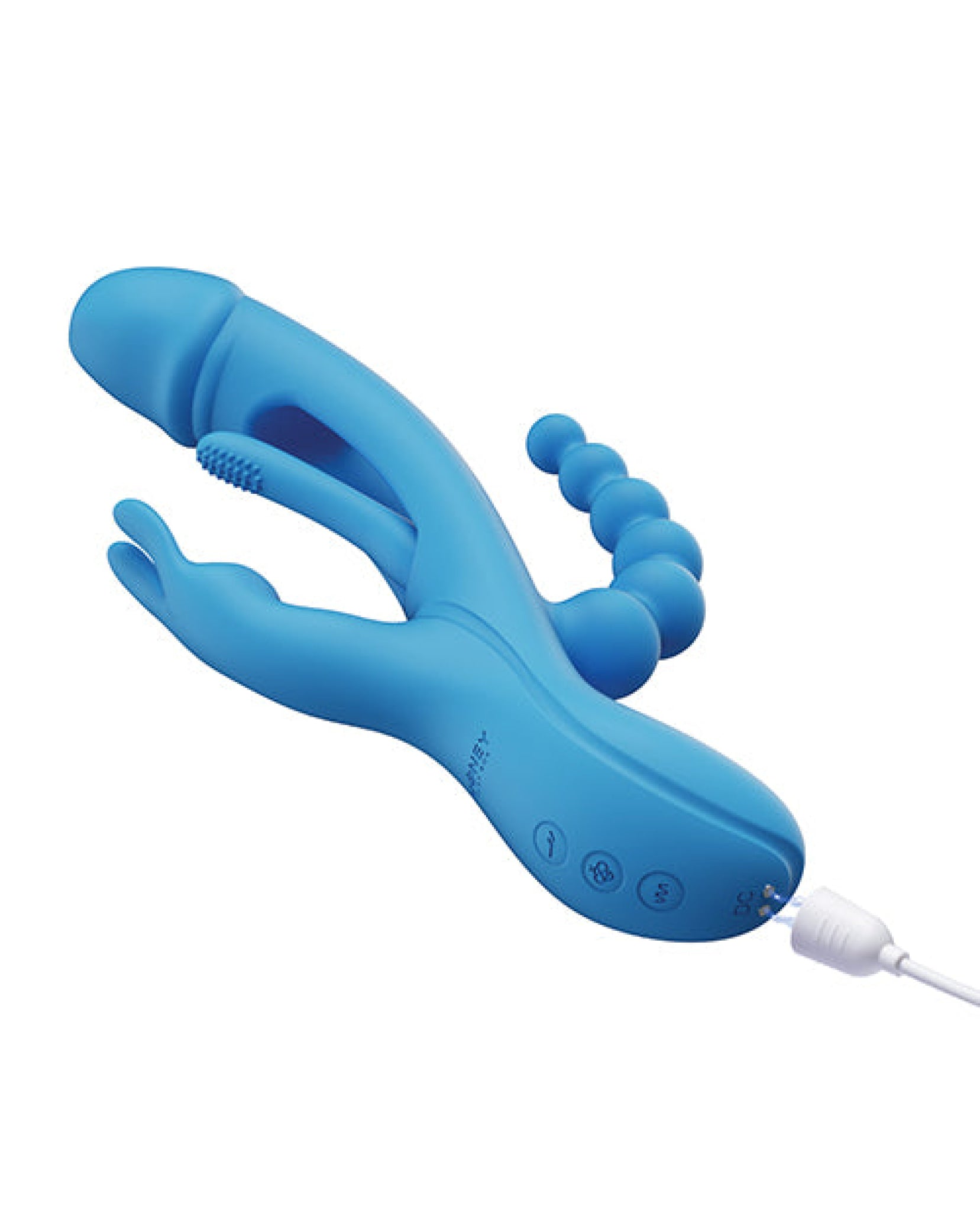 Trilux Kinky Finger Rabbit Vibrator With Anal Beads Uc Global Trade INChoney Play B