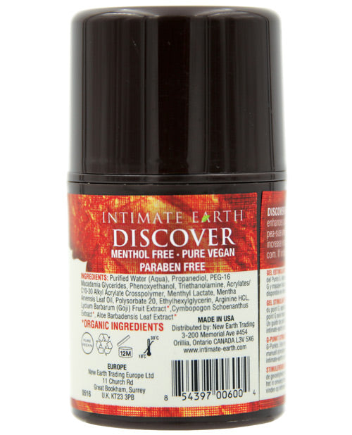 Intimate Earth Discover G-Spot Gel - 30 ml New Earth Trading LLC