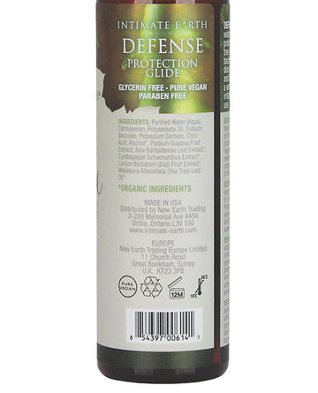 Intimate Earth Defense Protection Glide - 240 ml New Earth Trading LLC