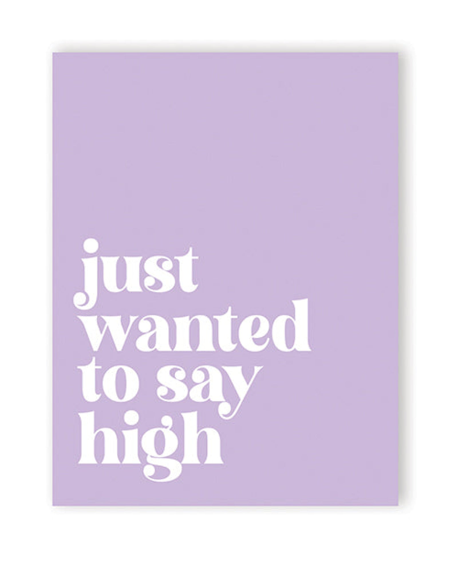 Saying High 420 Greeting Card Kush Kards LLC