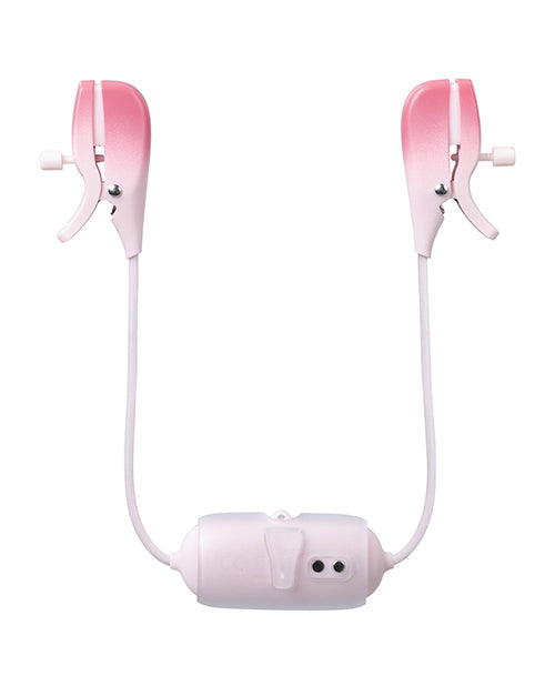 Lovense Gemini Vibrating Nipple Clamps - Pink Hytto Pte. Ltd.