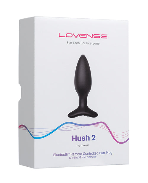 Lovense Hush 2 Butt Plug - Black JLD
