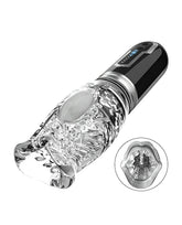 The Male Rose 3 Thrusting, Rotating & Vibrating Oral Sex Masturbator - Black Megga Mgt LLCDba The Male Rose