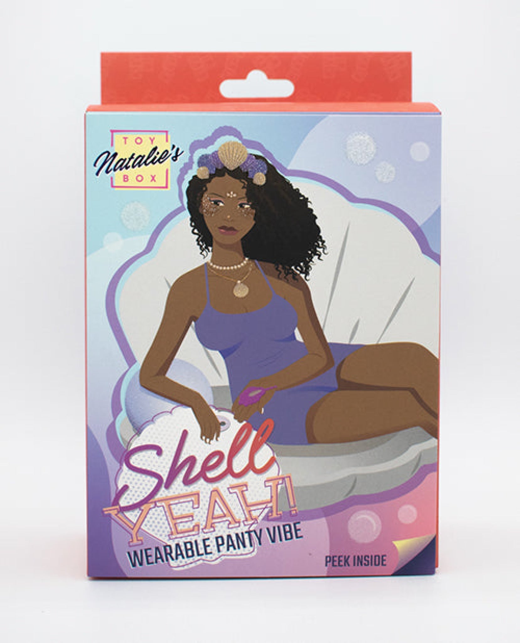 Natalie's Toy Box Shell Yeah! Remote Controlled Wearable Panty Vibrator - Purple Like A Kitten