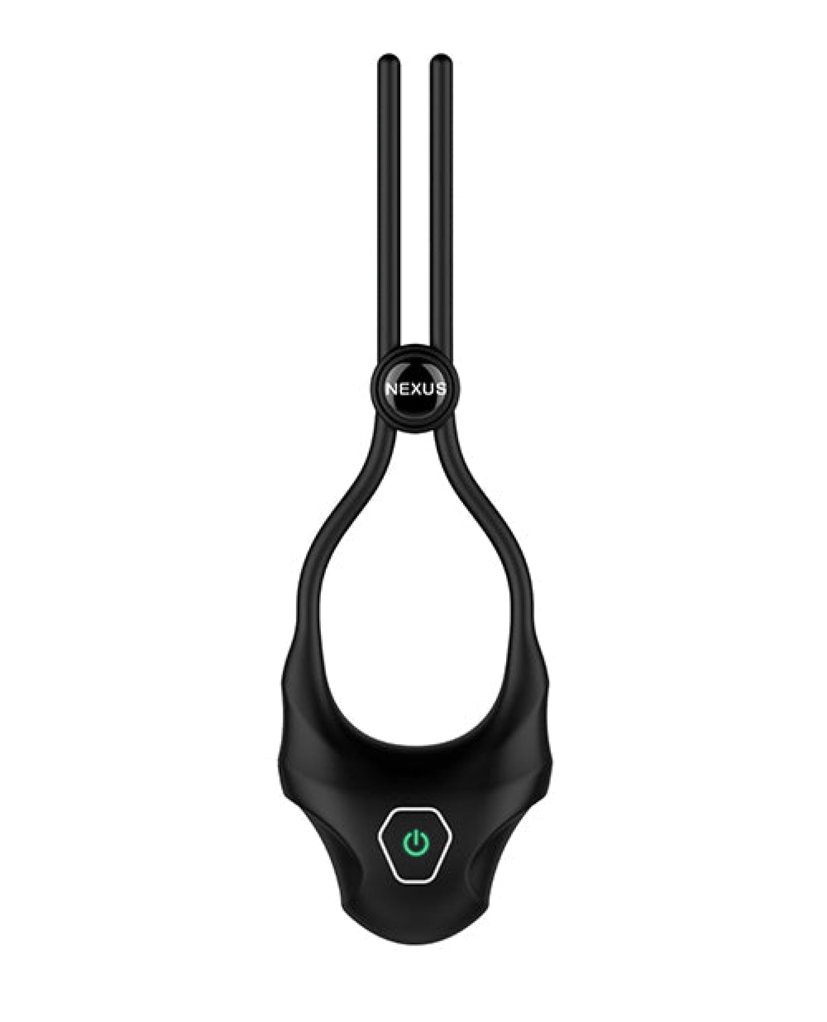 Nexus Forge Single Lasso Vibrating Cock Ring - Black Nexus