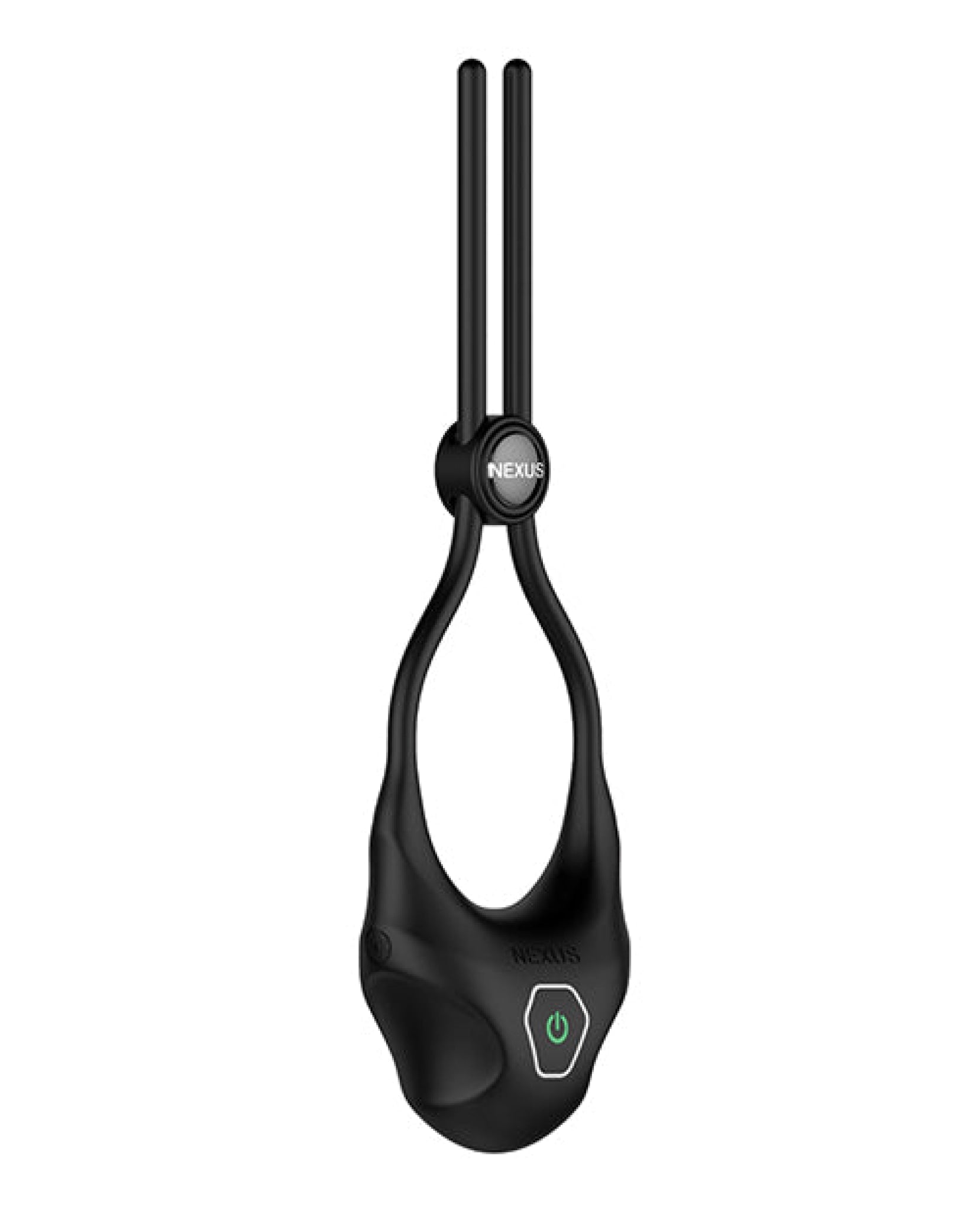 Nexus Forge Single Lasso Vibrating Cock Ring - Black Nexus