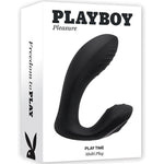 Playboy Pleasure Play time Multi Play G-Spot & P-Spot Vibrator - Black Evolved Novelties INC