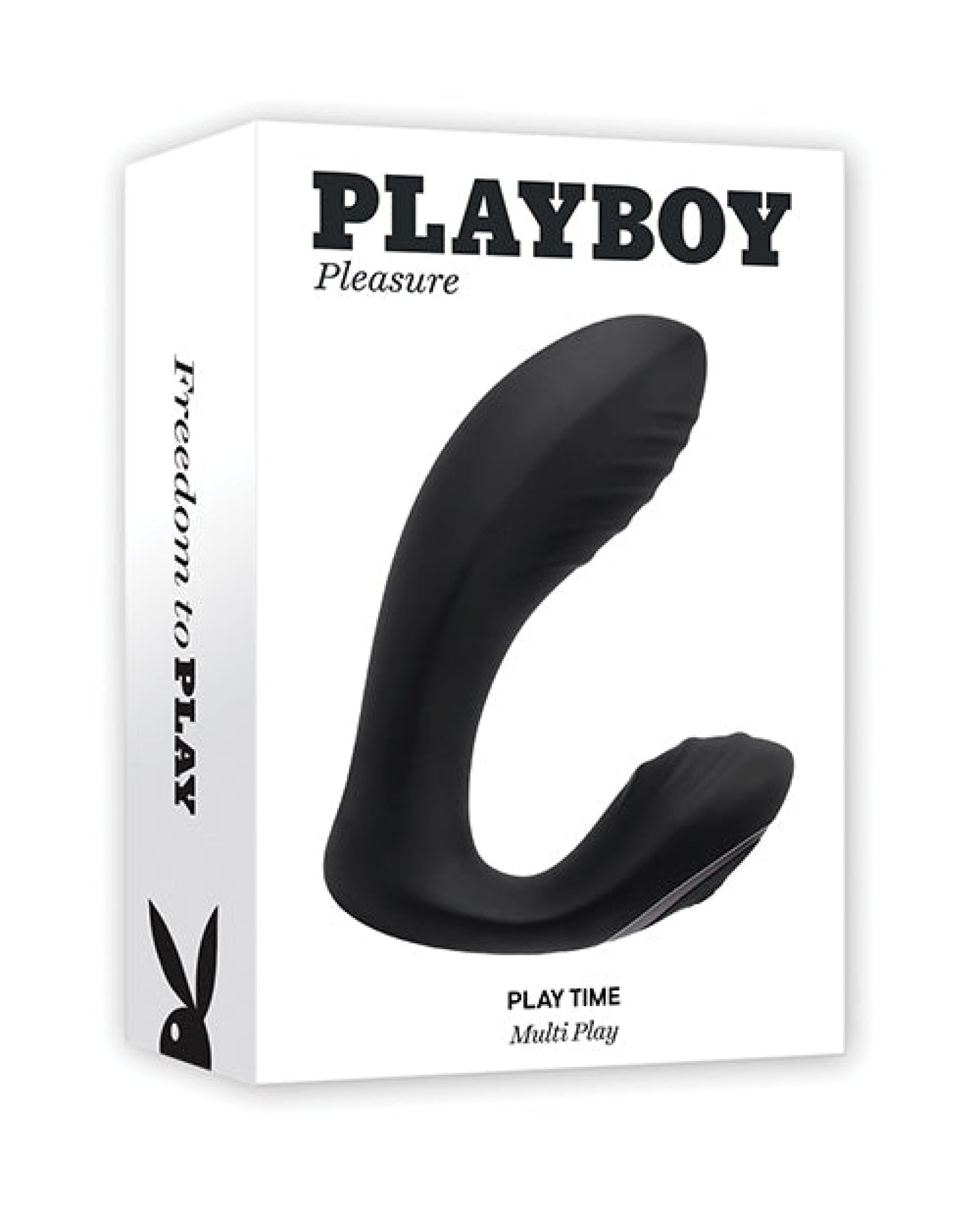 Playboy Pleasure Play time Multi Play G-Spot & P-Spot Vibrator - Black Evolved Novelties INC