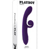 Playboy Pleasure Curlicue Rabbit Vibrator - Acai Evolved Novelties INC
