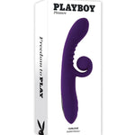 Playboy Pleasure Curlicue Rabbit Vibrator - Acai Evolved Novelties INC