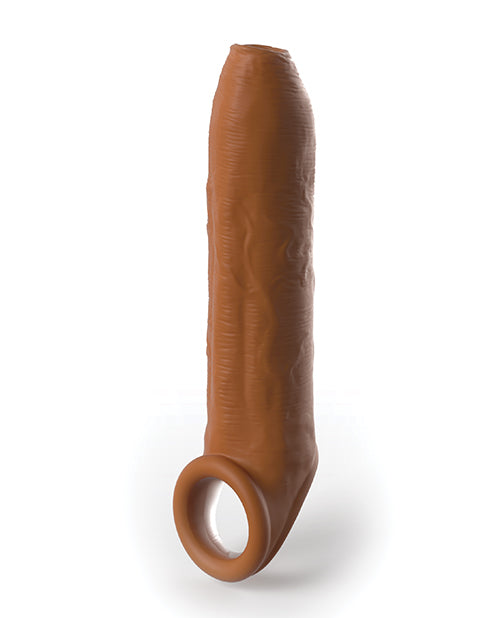 Fantasy X-tensions Elite Uncut 7" Extension Sleeve w/Strap - Tan Pipedream Products