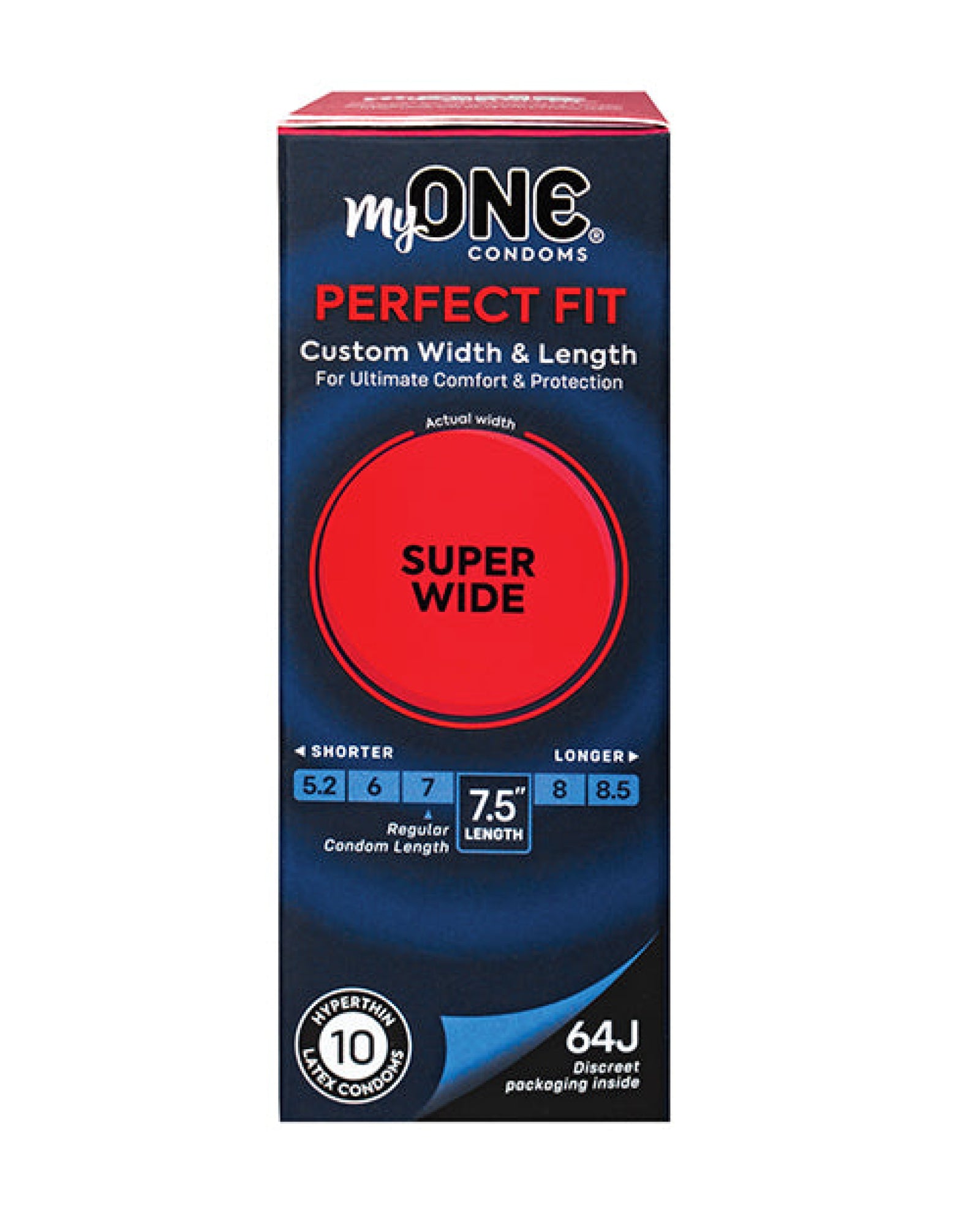 My One Super Wide Condoms - Pack of 10 Paradise Marketing