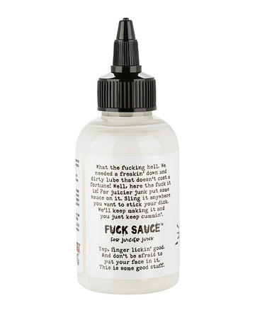 Fuck Sauce Cum Scented Lubricant - 4 Oz California Exotic Novelties