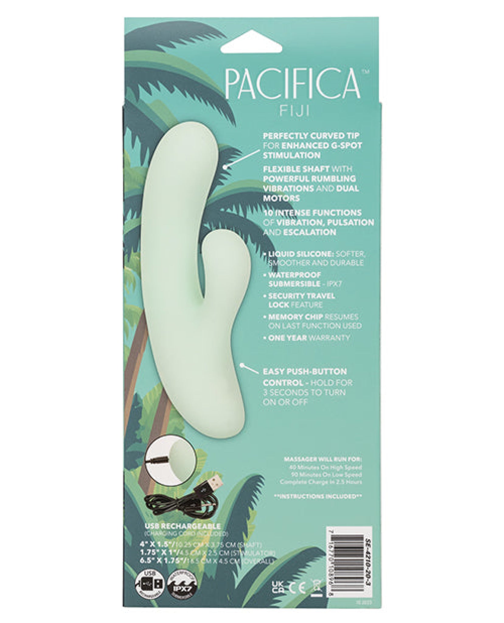 Pacifica Fiji Vibrator California Exotic Novelties