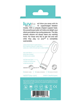 Vedo Luv Plus Rechargeable Vibe Savvy Co.