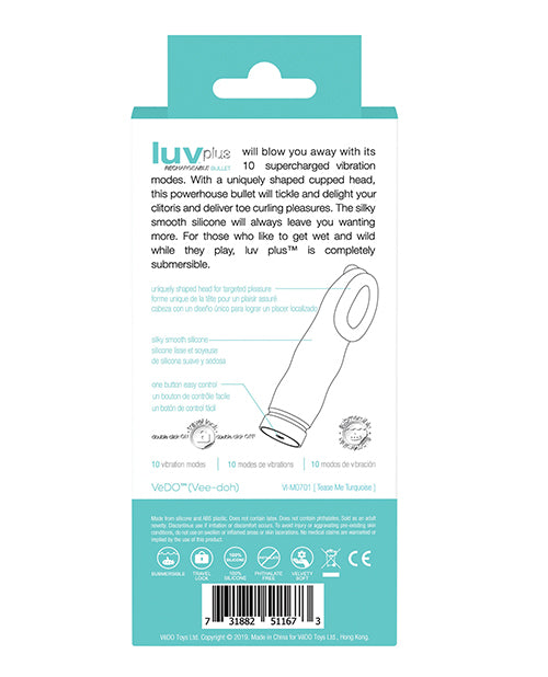 Vedo Luv Plus Rechargeable Vibe Savvy Co.