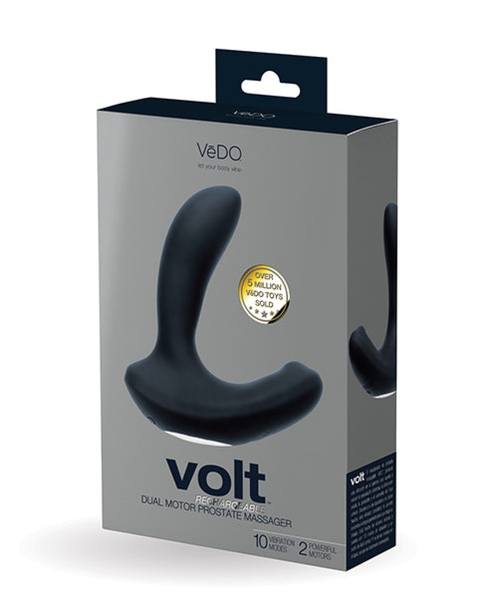VeDo Volt Rechargeable Prostate Vibe - Black Savvy Co.