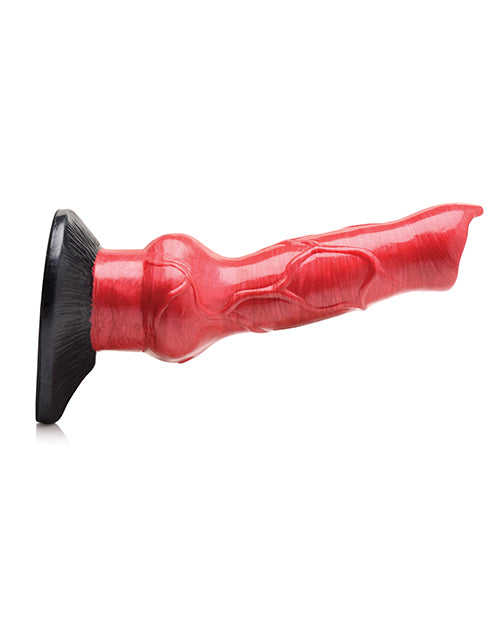 Creature Cocks Hell-Hound Canine Penis Silicone Dildo - Red/Black Xr LLC