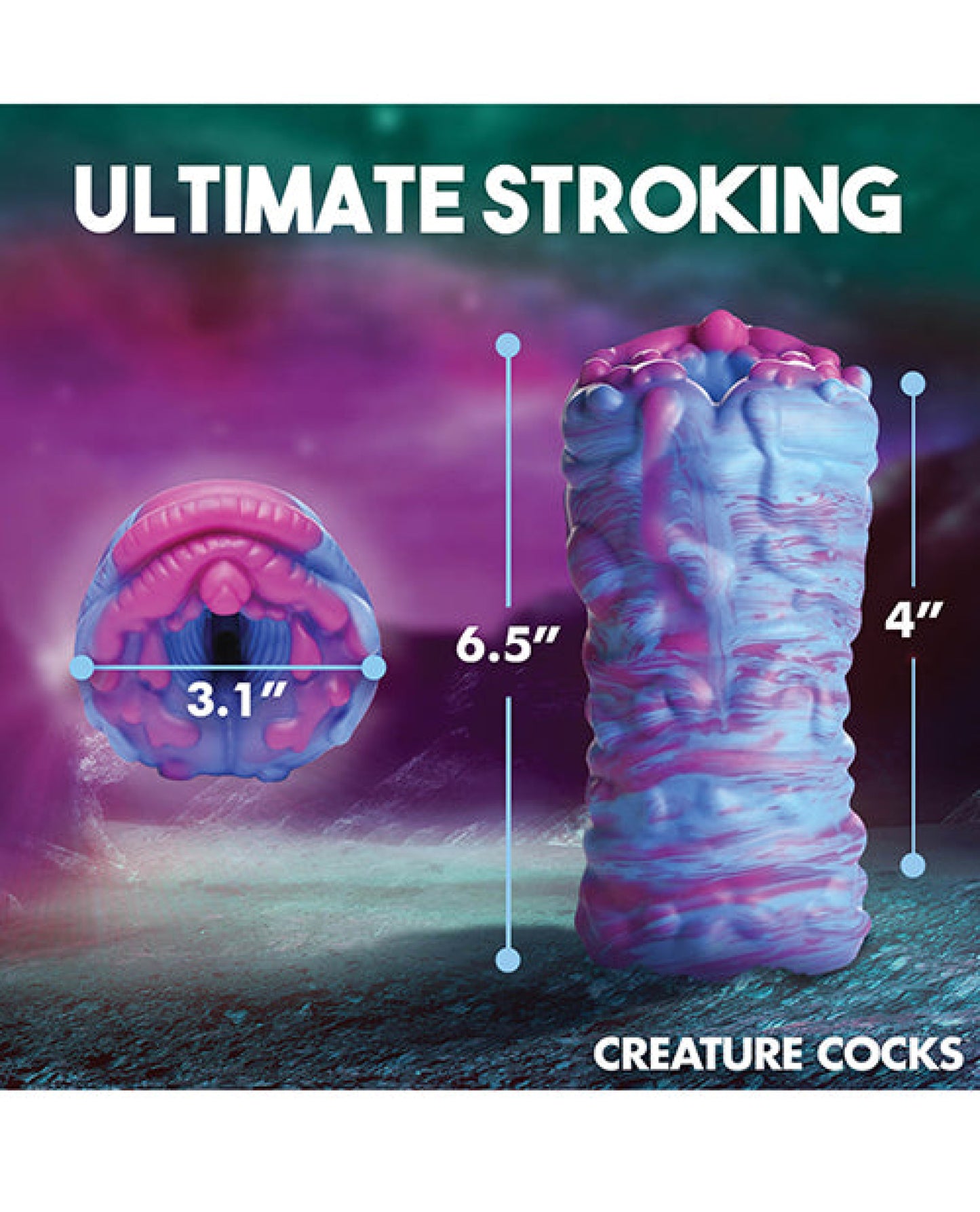 Creature Cocks Cyclone Alien Silicone Vagina Stroker Creature Cocks
