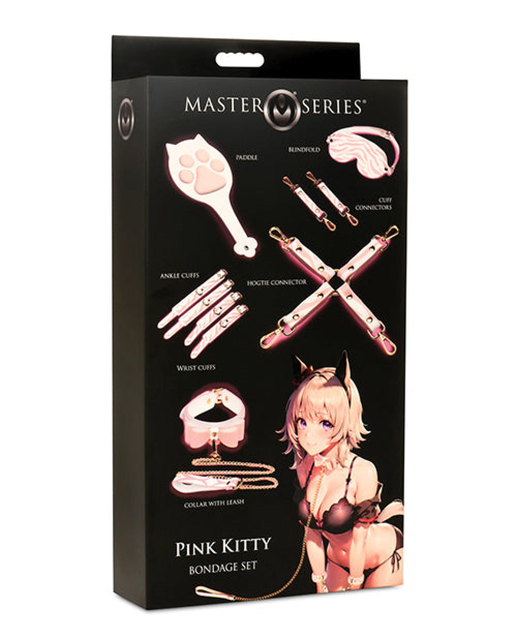 Master Series Tiger Kitty Bondage Set - Pink Master Series