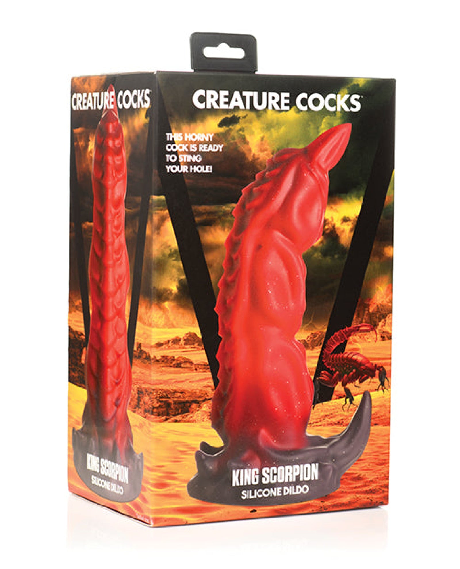 Creature Cocks King Scorpion Silicone Dildo -  Red Xr LLC