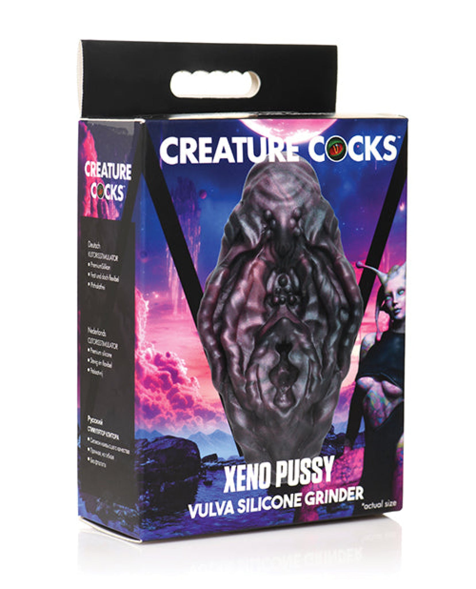 Creature Cocks Xeno Pussy Vulva Silicone Grinder - Multi Color Xr LLC