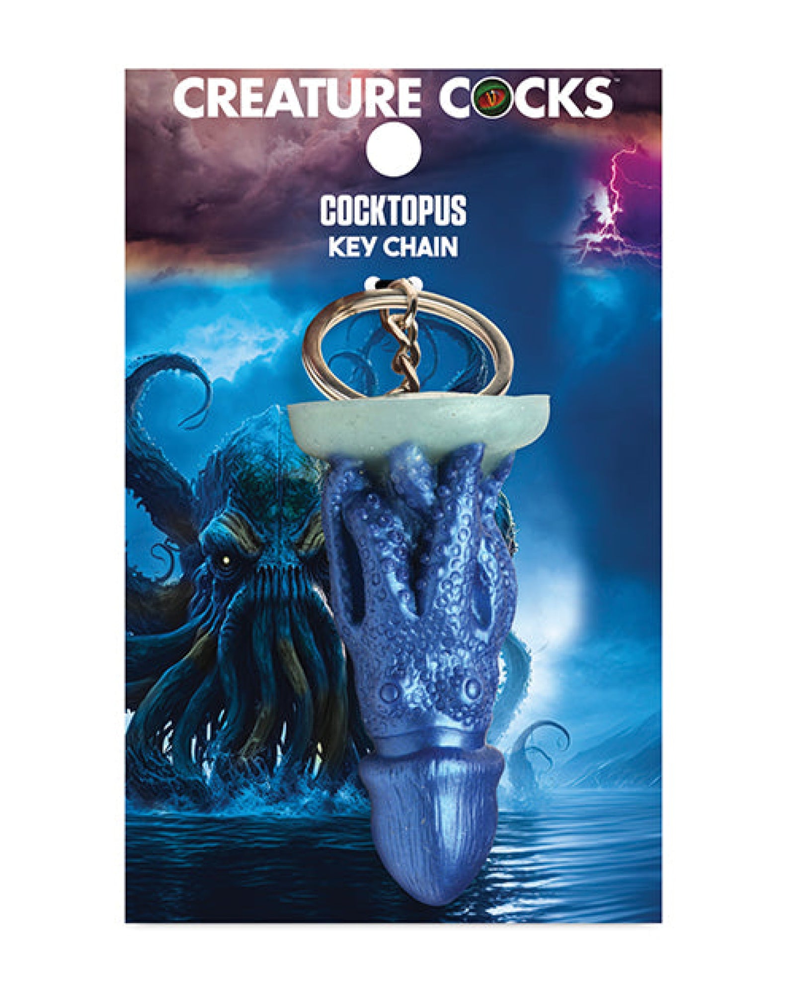 Creature Cocks Cocktopus Silicone Key Chain - Multi Color Xr LLC