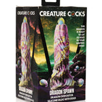 Creature Cocks Dragon Spawn Dragon Ovipositor Silicone Dildo w/Eggs - Multi Color Xr LLC