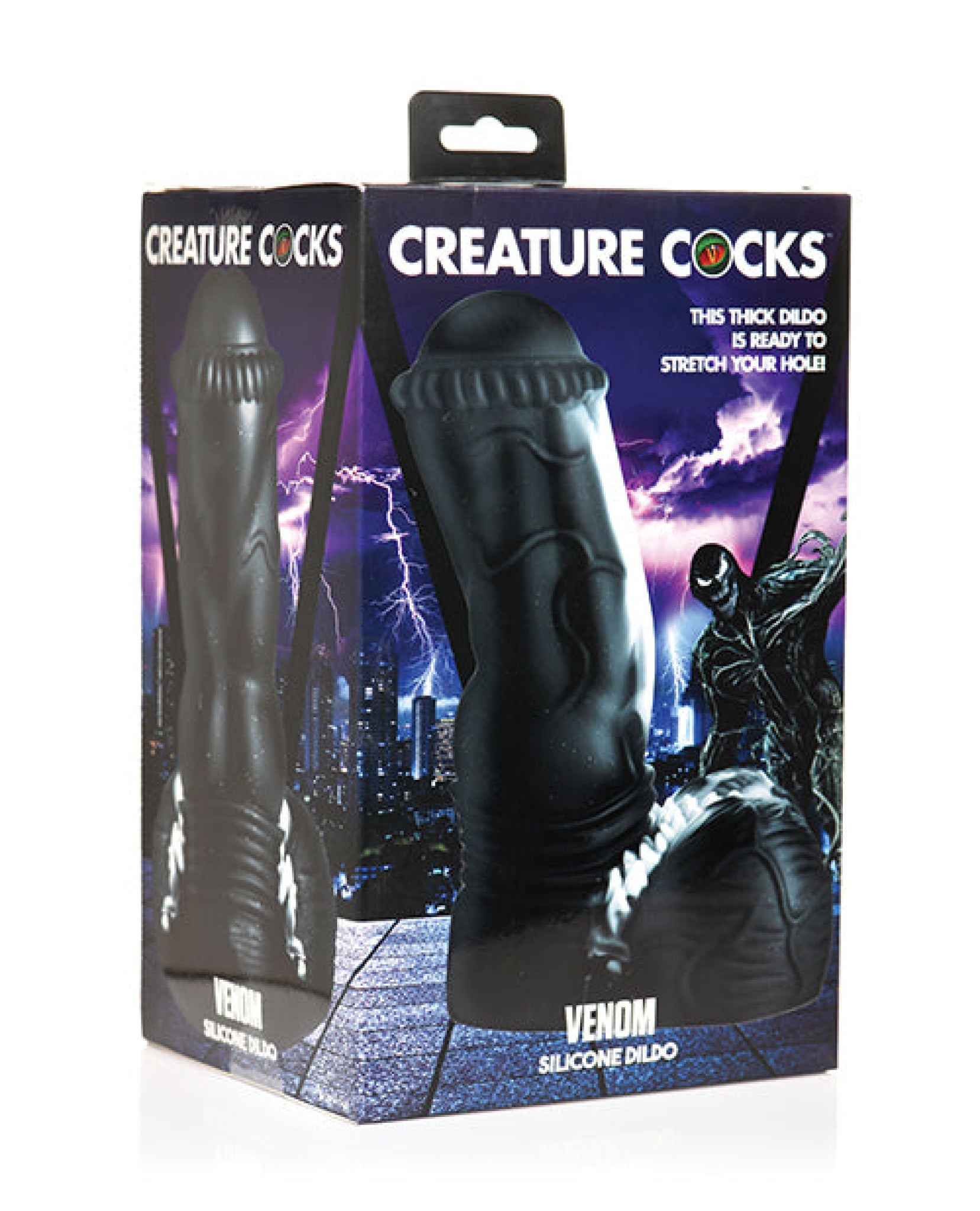 Creature Cocks Venom Silicone Dildo - Black Xr LLC