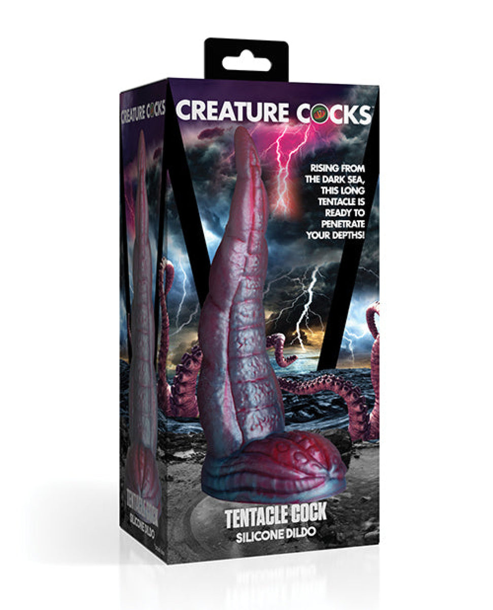 Creature Cocks Tentacle Cock Silicone Dildo - Red/Blue Xr LLC