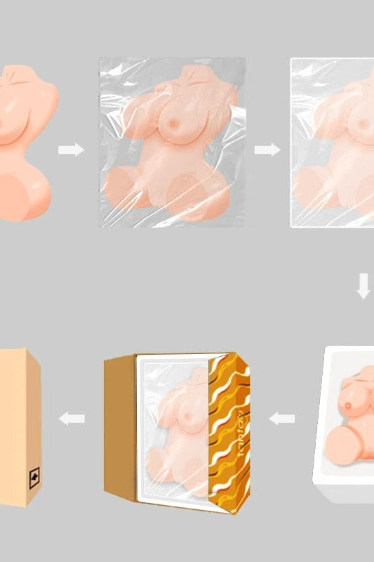 Selena 3.8kg (8.4lb) Fair Skin TPE Sex Torso - TANTALY