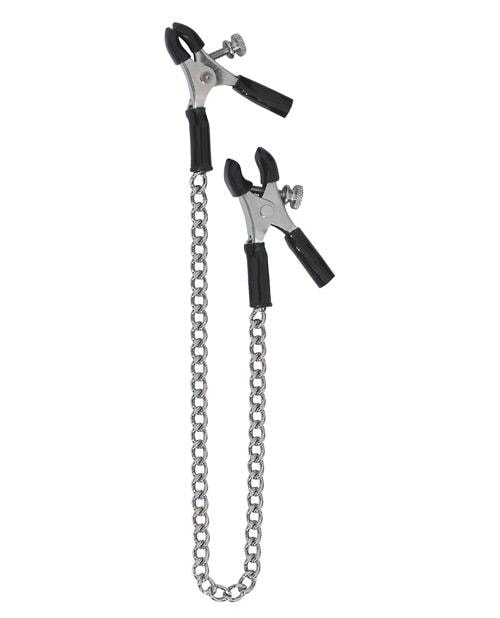Spartacus Adjustable Micro Plier Nipple Clamps W-link Chain Spartacus