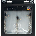 Spartacus Y-style Broad Tip Nipple Clamps & Clit Clamp Spartacus