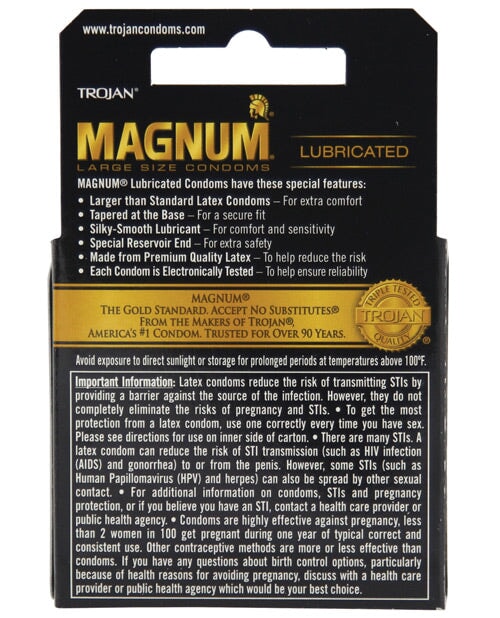 Trojan Magnum Condoms Trojan