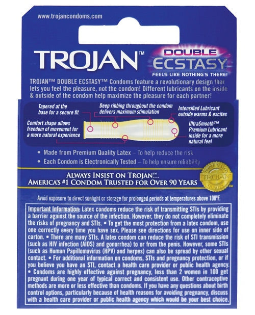 Trojan Double Ecstasy Condom Trojan