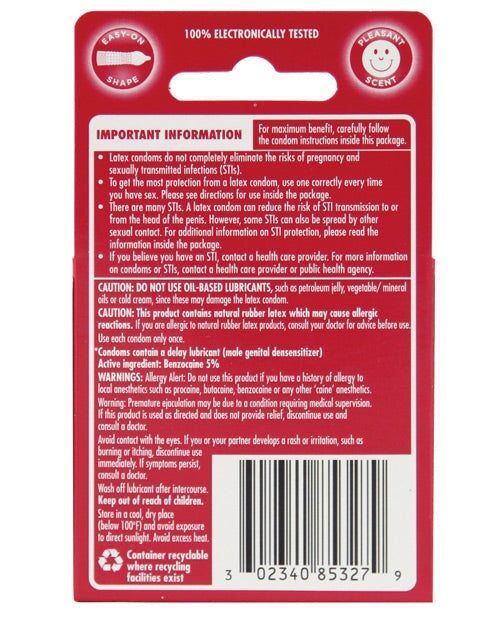 Durex Performance Intense Condom - Box Of 3 Durex