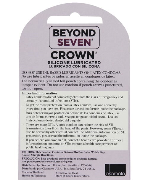 Crown Lubricated Condoms Crown