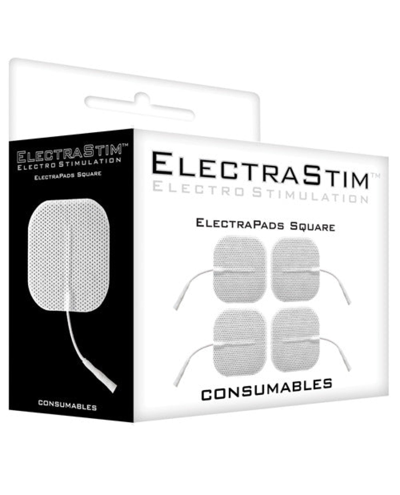 Electrastim Accessory - Square Self Adhesive Pads (pack Of 4) Electrastim