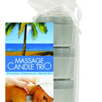 Earthly Body Massage Candle Trio Gift Bag - 2 Oz Skinny Dip, Dreamsicle, & Guavalva Earthly Body