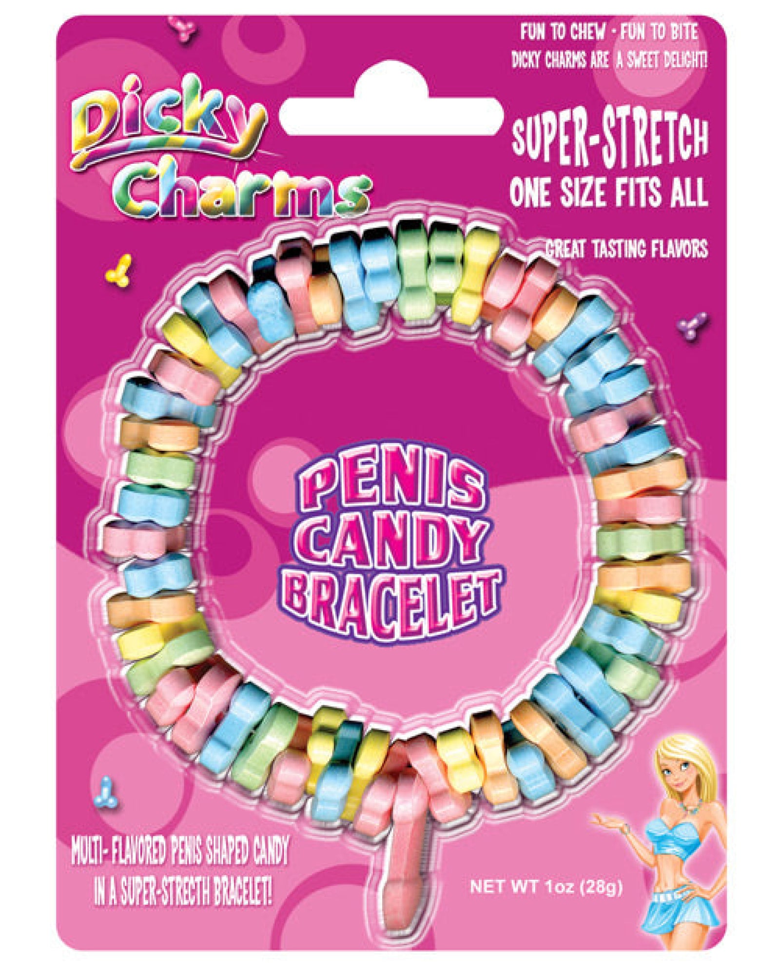 Rainbow Penis Candy Bracelet Hott Products