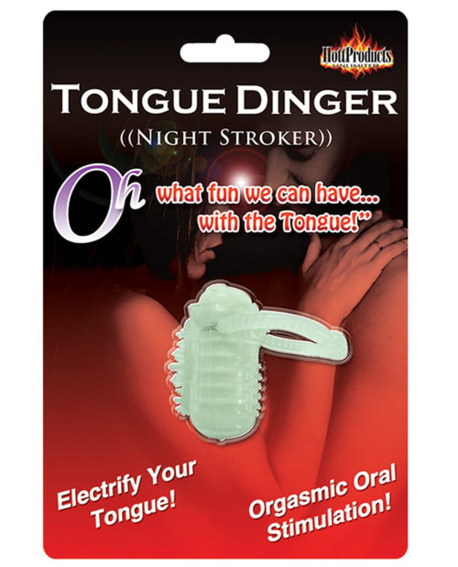 Tongue Dinger - Glow In The Dark Night Stroker Hott Products