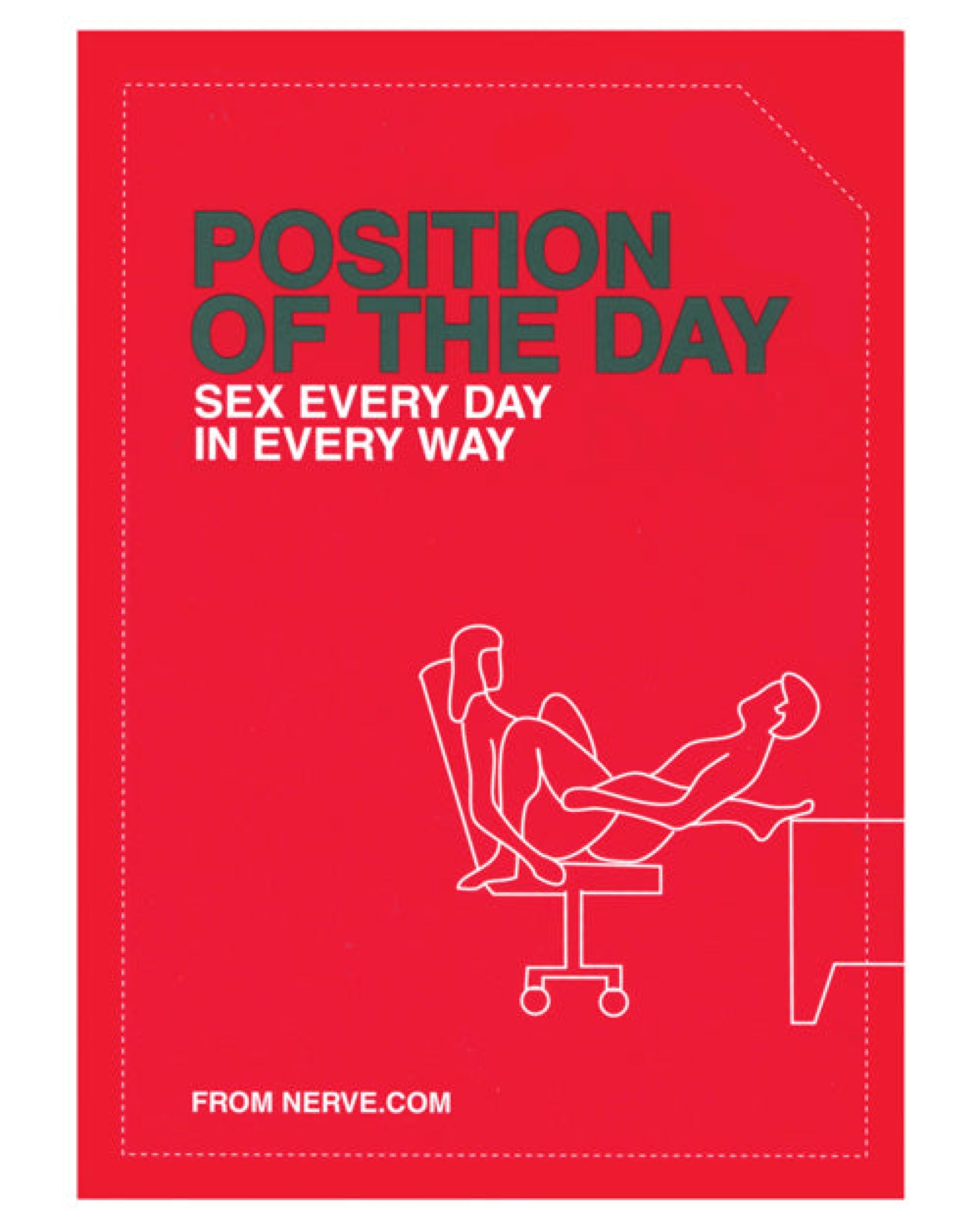 Position Of The Day Sex Every Day In Every Way Book Hachette Book Group